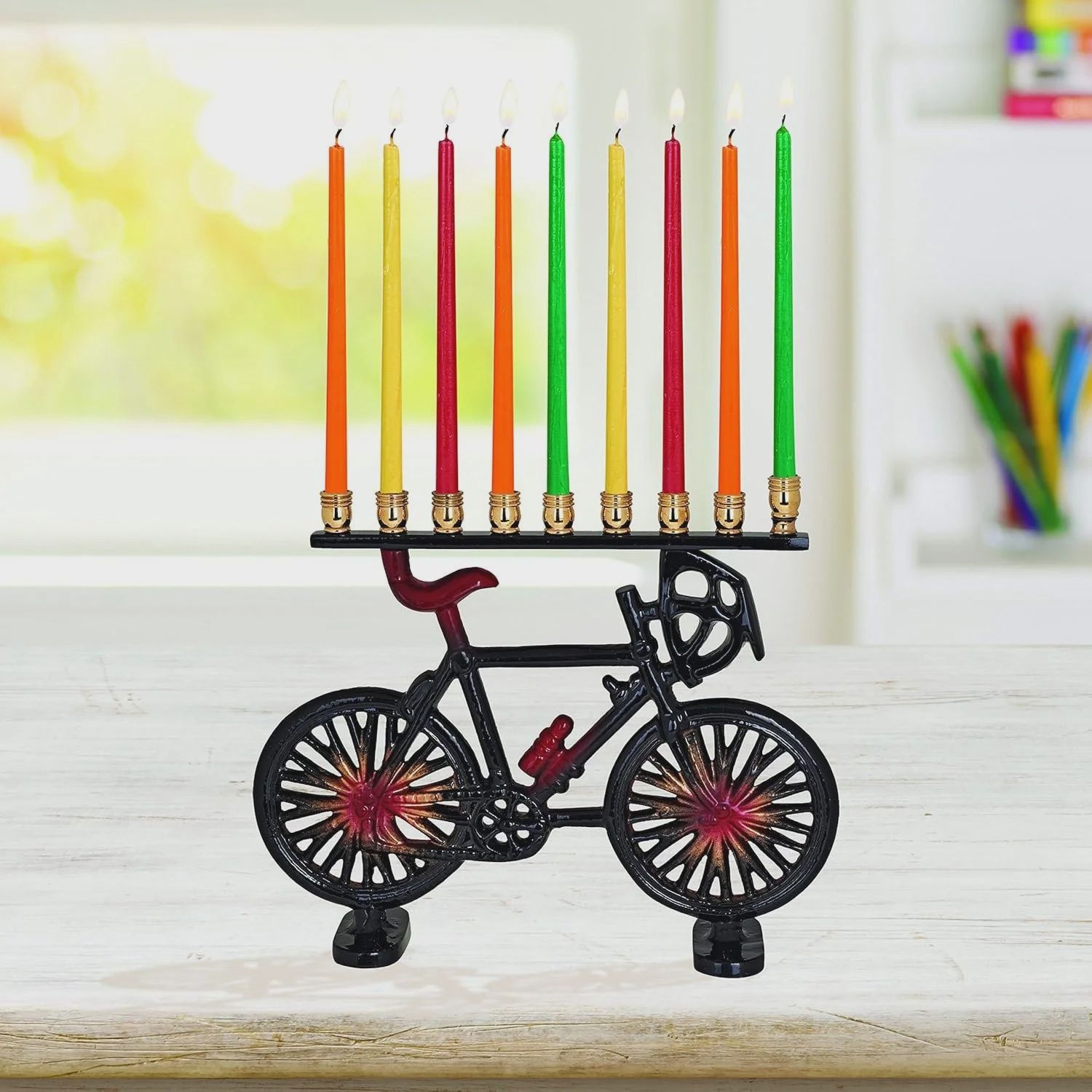 Bicycle menorah