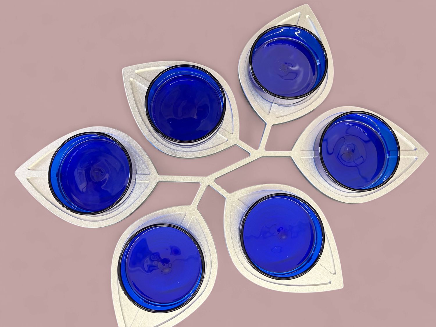 Silver Leaves Seder Plate Israel Museum