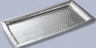 Tray Hammered Large Nickle