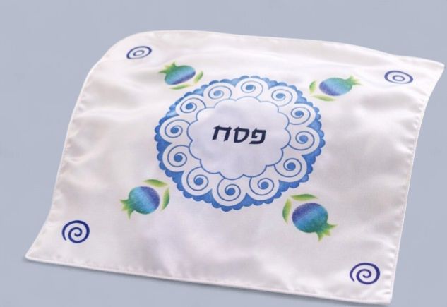 Passover watercolor cover 34 x 34 silk