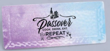 Passover Splash Rectangle Melamine Tray