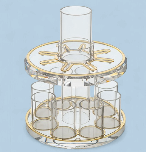 Perspex Wine Divider 21 cm with 8 Small Cu