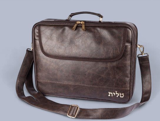 Leatherette big Fabric Talit 43*36 cm with H a