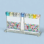 Crystal Hanukkiah 16 cm