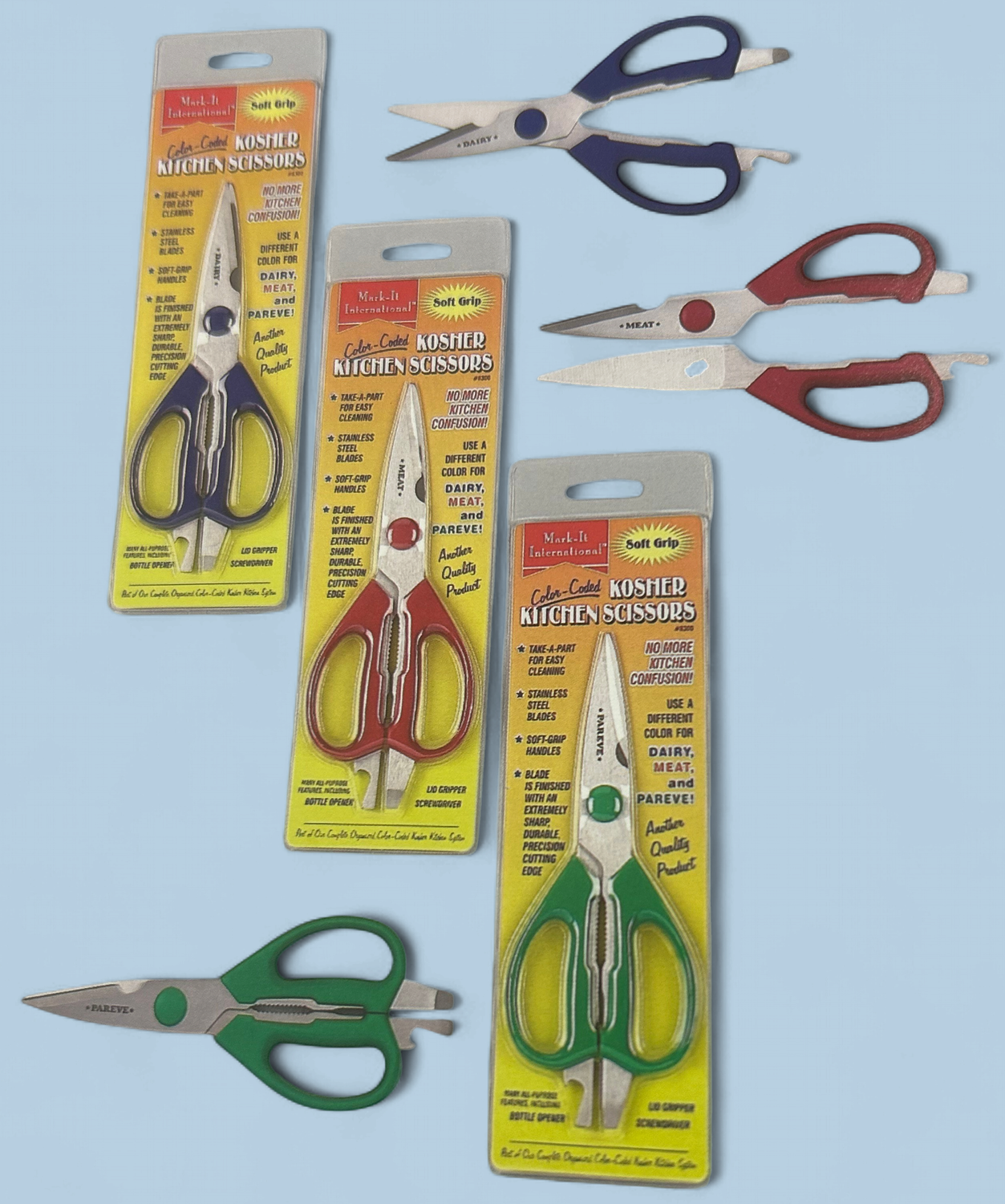 KoscherBlue "Dairy" Scissors