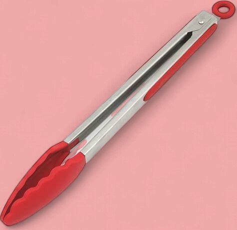 Kosh.CookMeatRedTongs