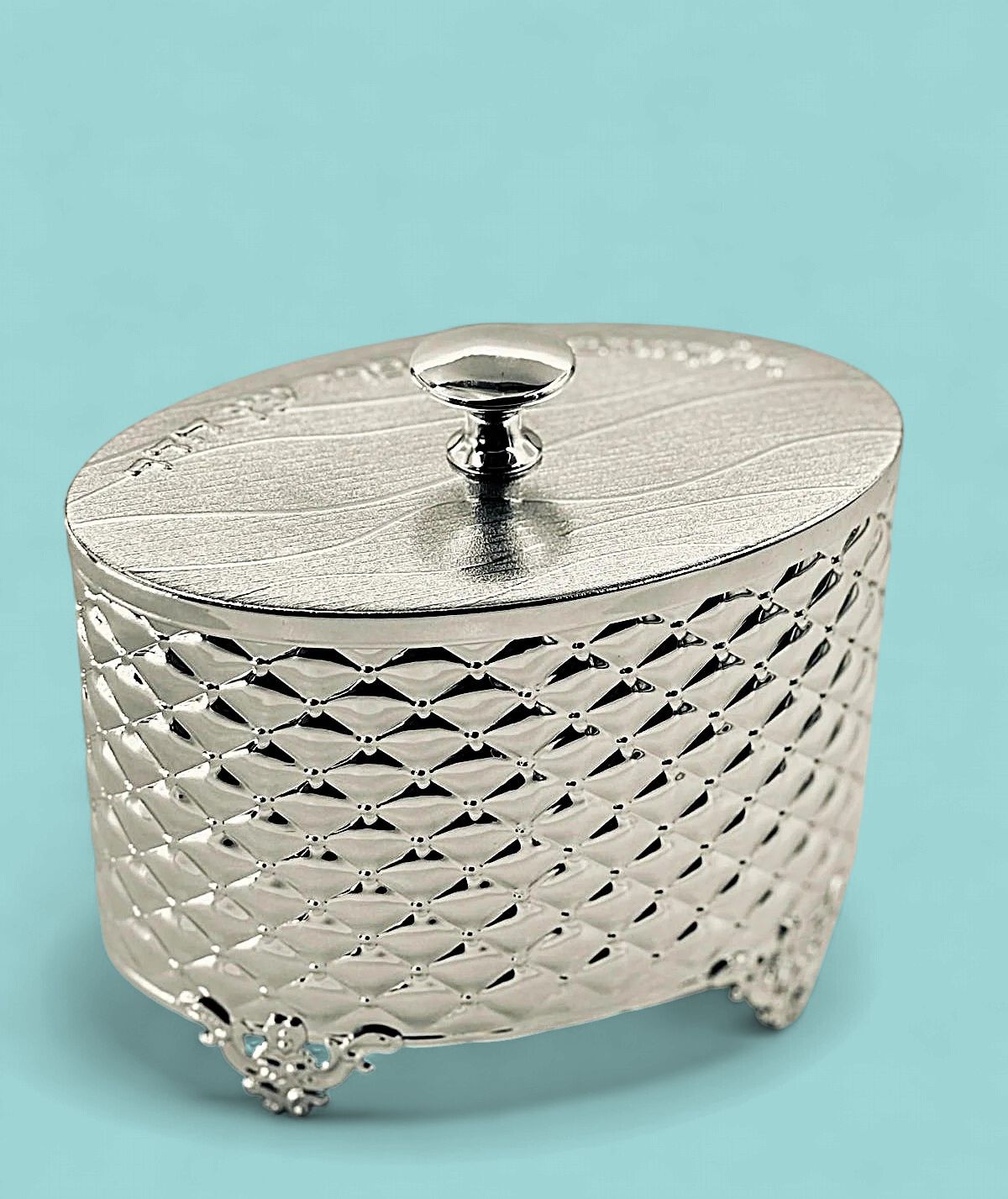 Silverplate Esrog Box