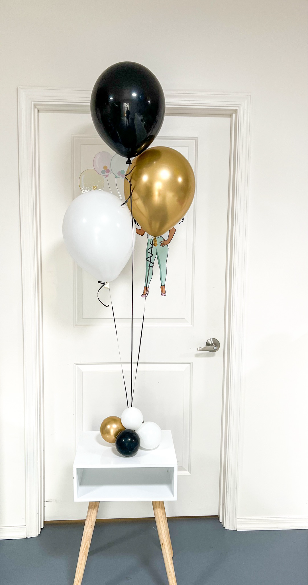 Tabletop Helium Latex Balloon Bouquet