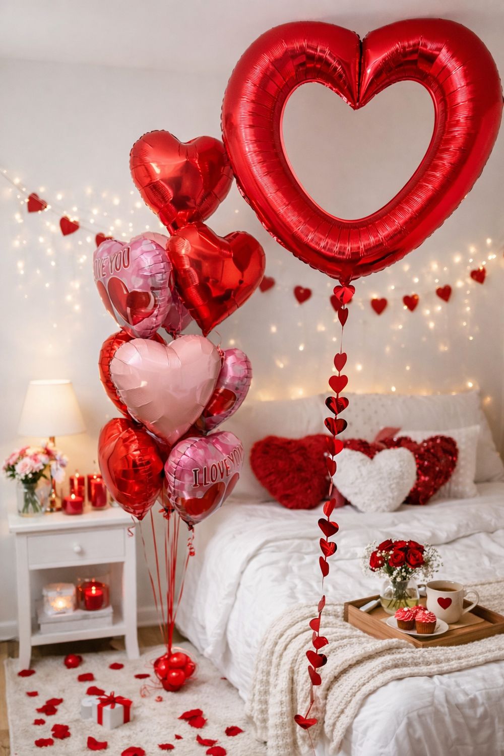 Jumbo Open Heart Balloon Combo Jumbo Open Heart Balloon Combo