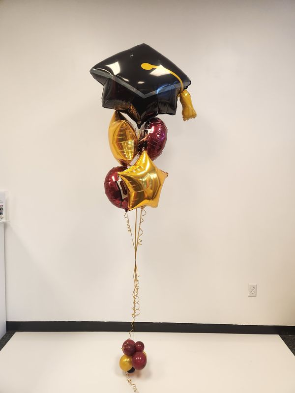 Congrats Grad School Spirit Balloon Bouquet
