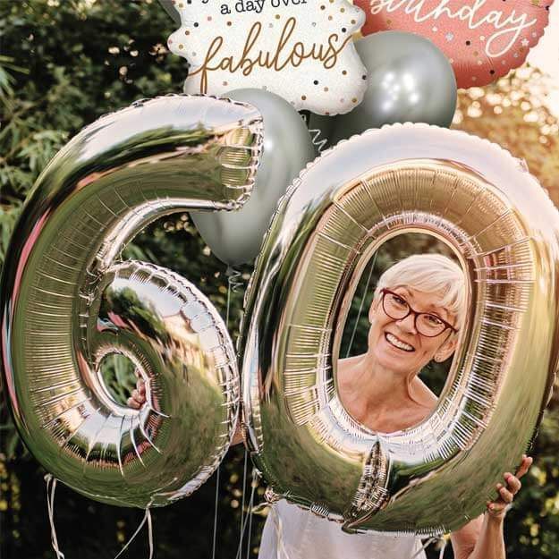 Number Helium Balloons