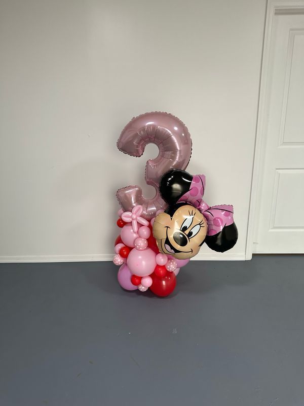 Single Number Balloon Stack