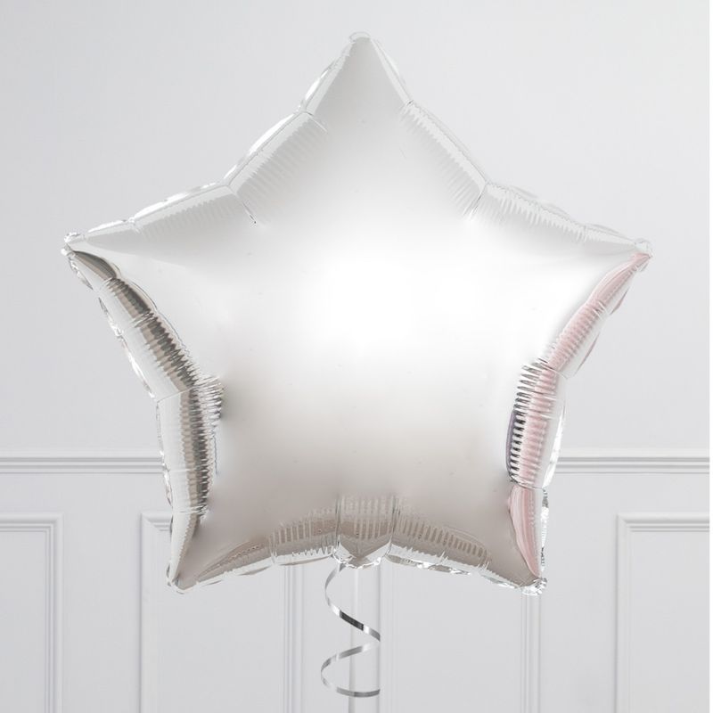 18” Mylar Solid Shapes ( Stars, Round & Hearts)