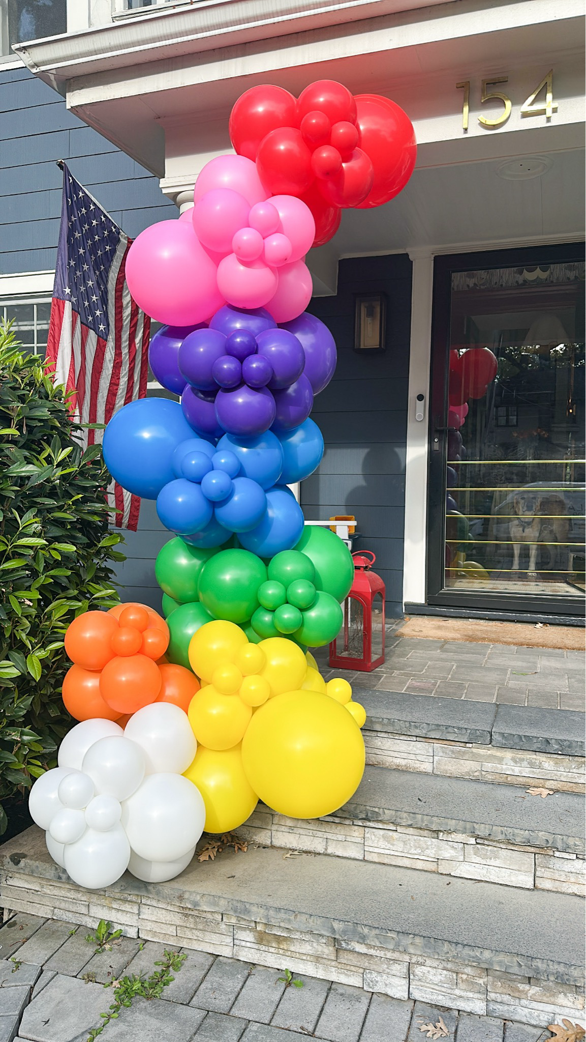 Free Standing Garland + Number Stack