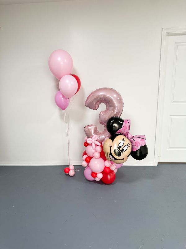 Minnie / Mickey Helium Bouquet & Stack Bundle