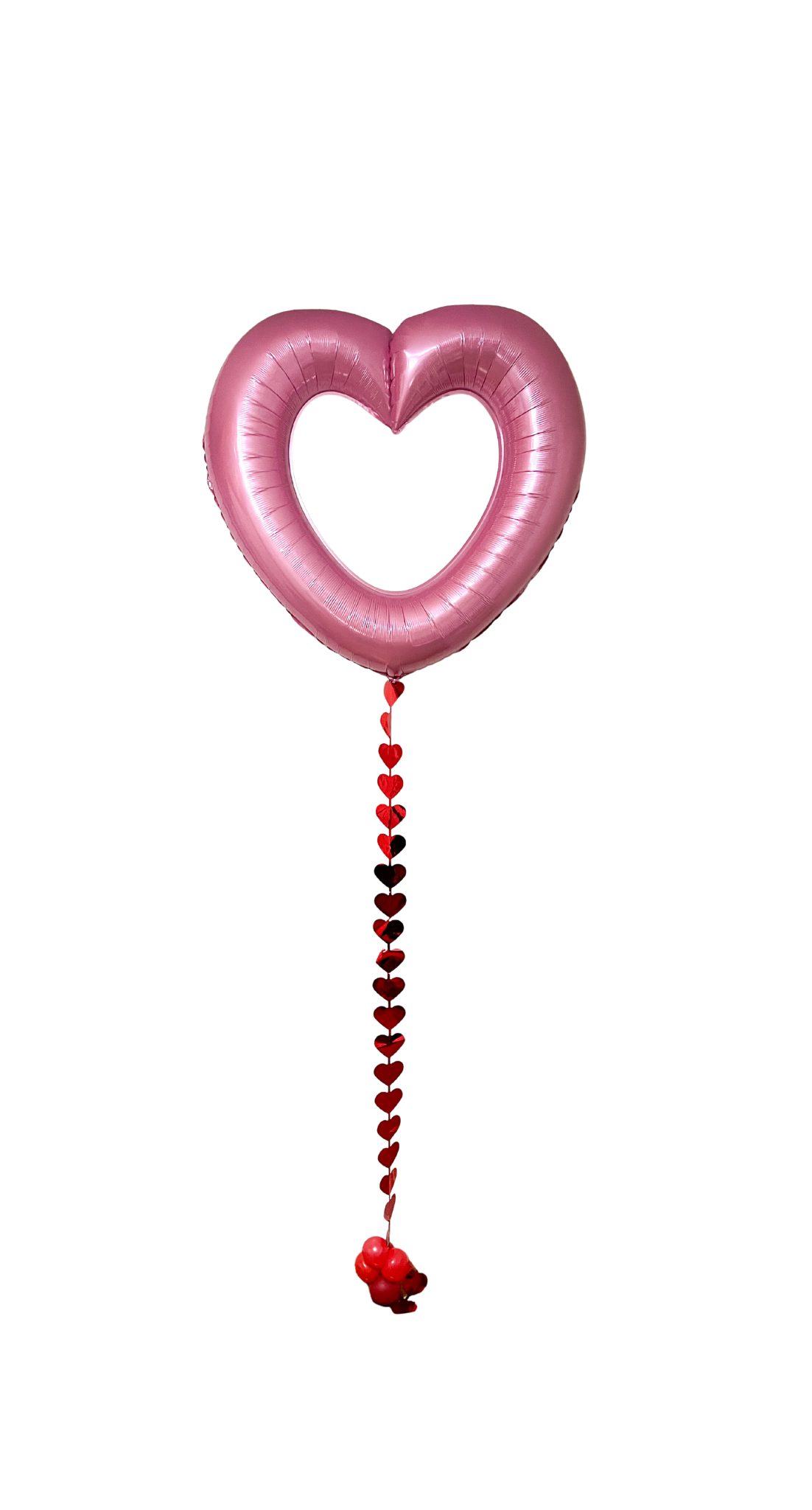 Jumbo Open Heart Balloon Bouquet