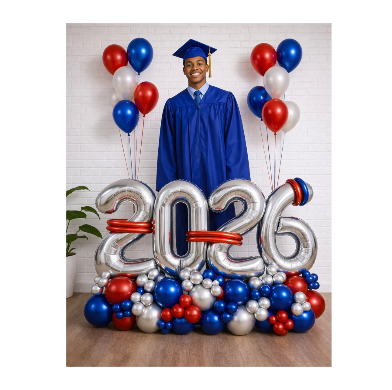 Graduation Balloon Stack
