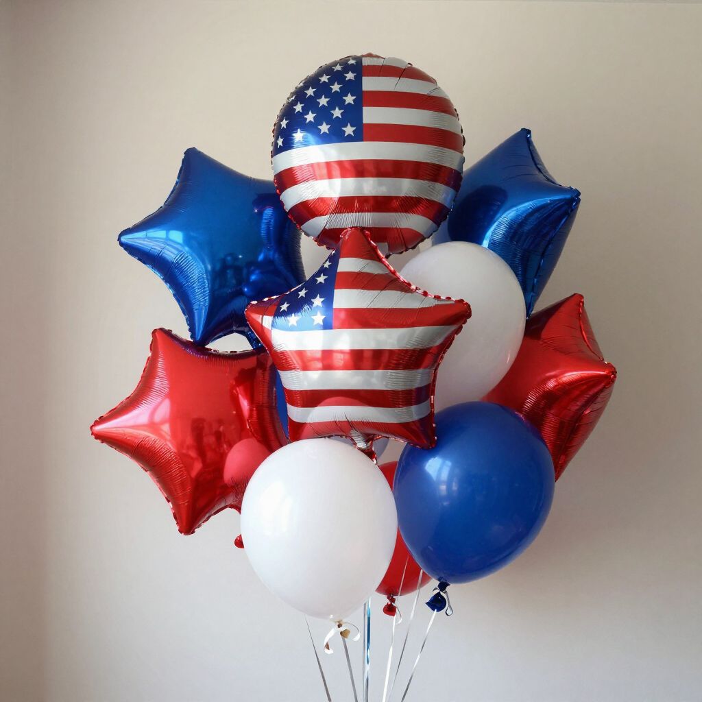 4th of July Helium Bundle 4th of July Helium Bundle
