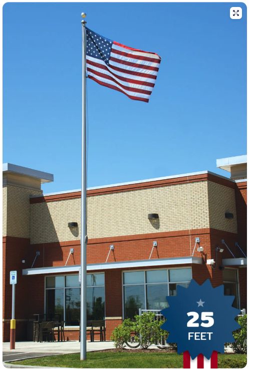 25ft Premium Flagpole