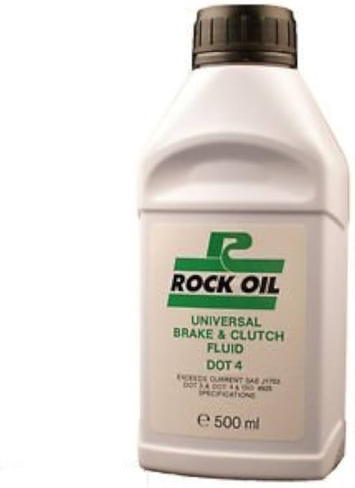 DOT 4 Brake and Clutch Fluid- Rock Oil, Size:: 500ml