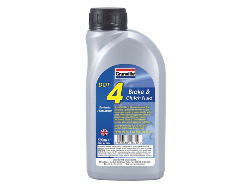 Granville Dot 4 brake &amp; Clutch fluid
