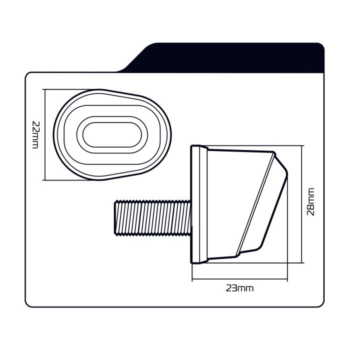 Oxford DarkEye - Flush Fit Micro Indicators