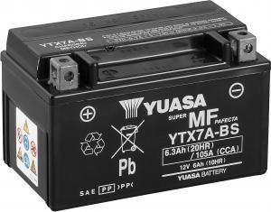 YTX7A-BS - YUASA Battery &amp; Acid Pack