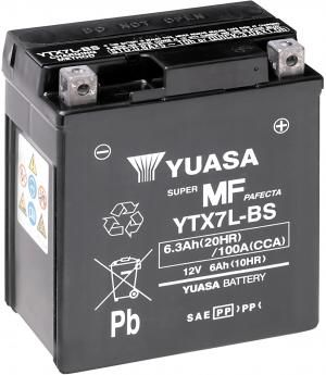 YTX7L-BS - YUASA Battery &amp; Acid Pack
