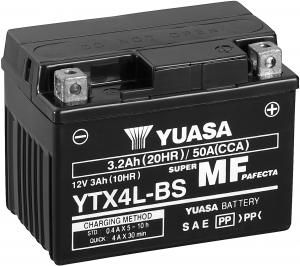 YTX4L-BS - YUASA Battery &amp; Acid Pack