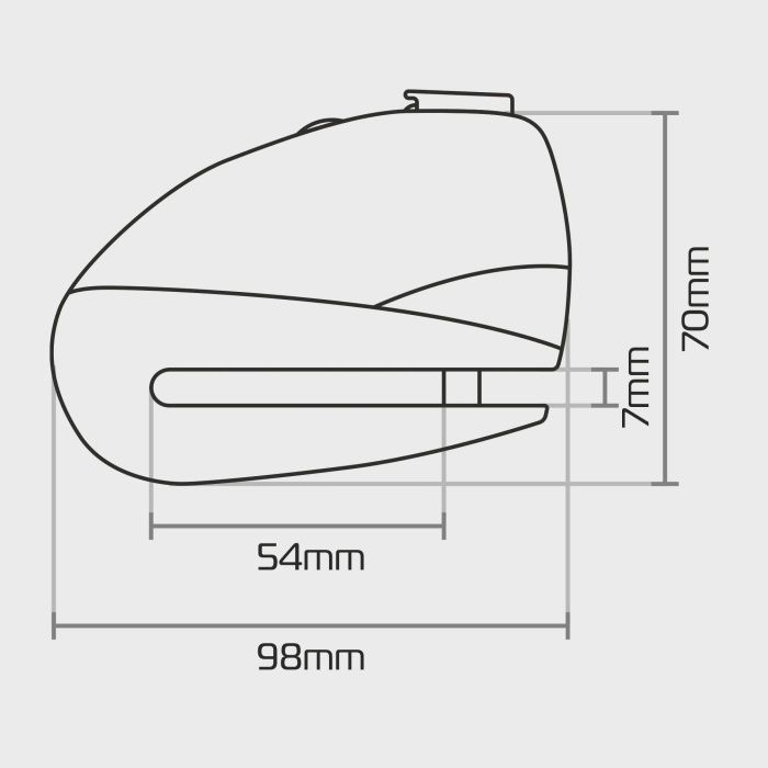 Oxford Screamer7 Alarm Disc Lock
