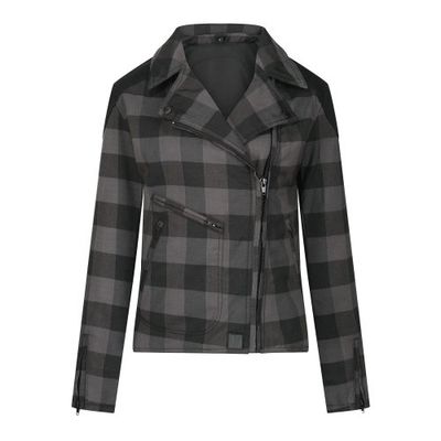 MotoGirl Jessie Flannel Motorcycle Jacket