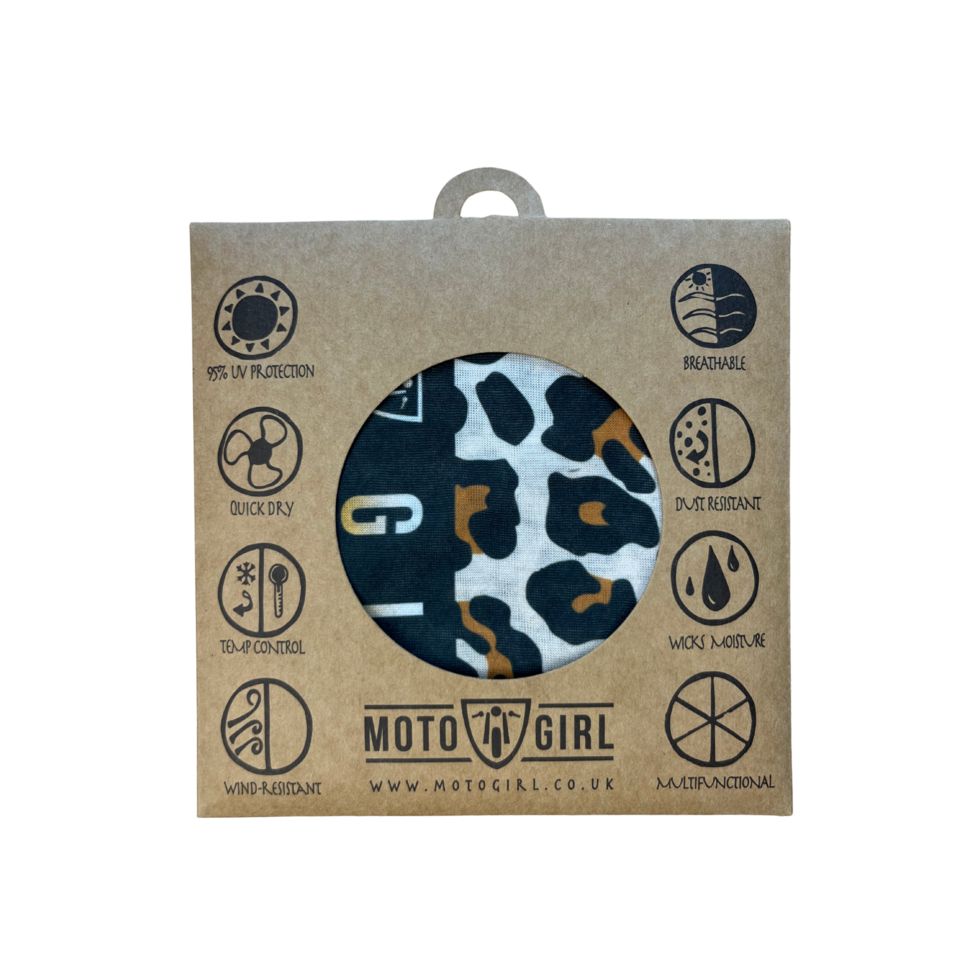 MotoGirl Neck Tube - Leopard