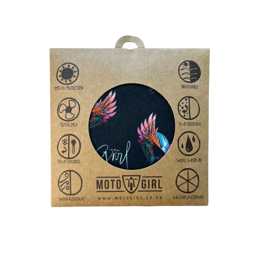 MotoGirl Neck Tube - Wings