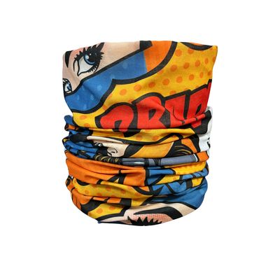 MotoGirl Neck Tube - Pop Art