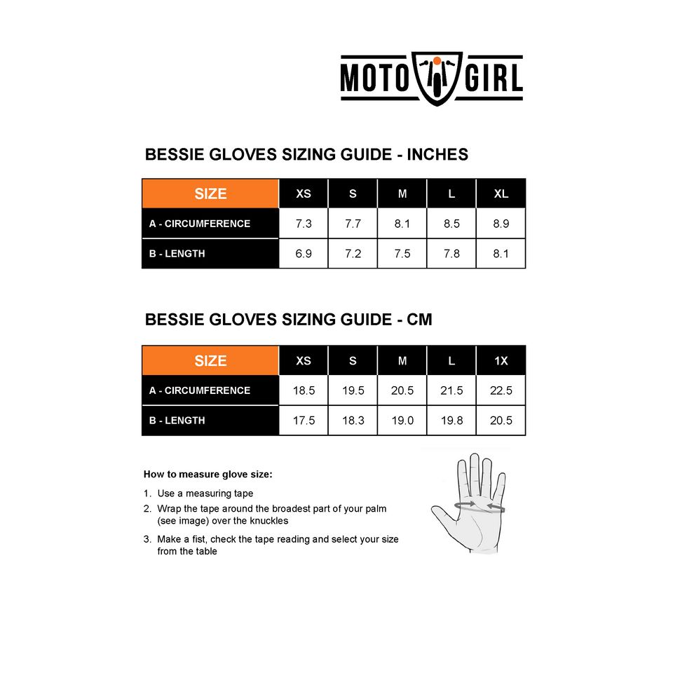 MotoGirl Bessie Gloves (Black)