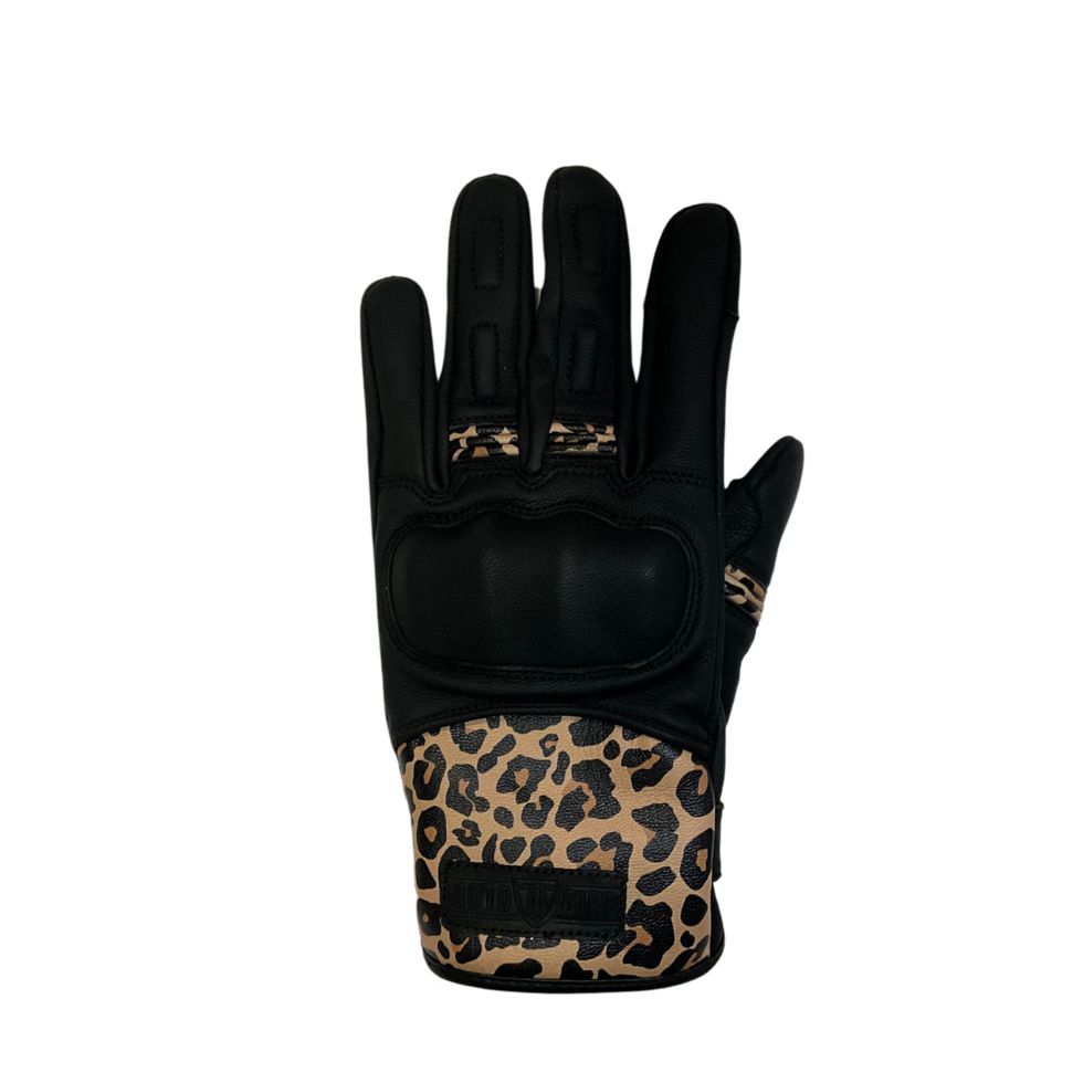 MotoGirl Bessie Gloves (Leopard)