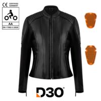 MotoGirl Amelia Leather Motorcycle Jacket