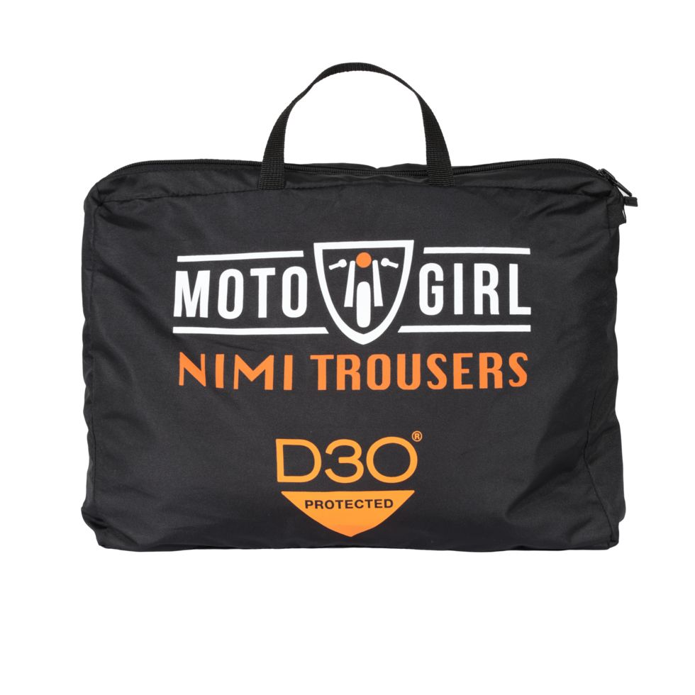 MotoGirl Nimi Zip Trousers (Black)