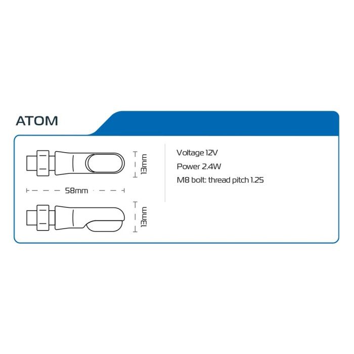 Oxford Atom Mini Indicators (incl. 2 resistors)