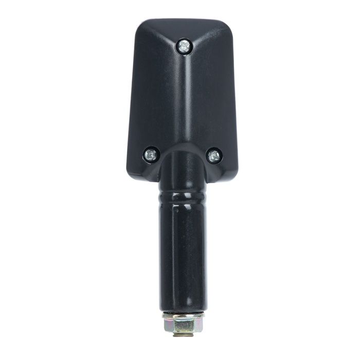 Oxford Rectangle Indicator Blk Long Stem Clear Lens