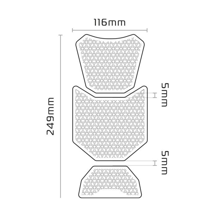 Oxford Gripper Adv Tank Pad