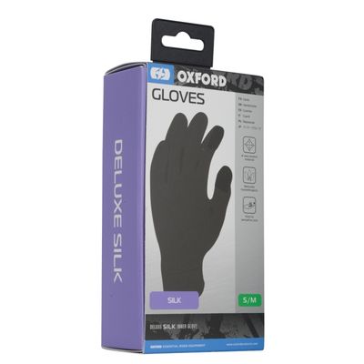 Oxford Deluxe Silk Motorcycle Gloves