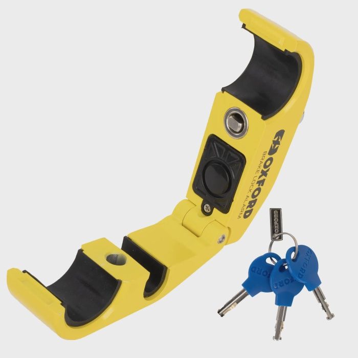 Oxford Brake Lock Alarm Yellow