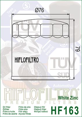 HF163 Hiflo Oil filter