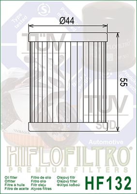 HF132 Hiflo Oil filter