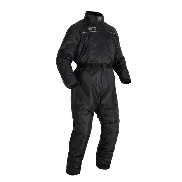 Oxford Rainseal Black Over Suit, Colour: Black, Size:: XS