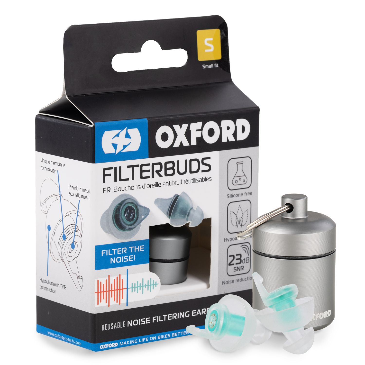 Oxford Filterbuds SNR - Small Fit / Regular Fit