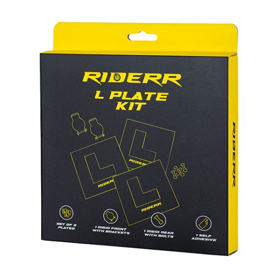 Riderr Mootorcycle L Plate Kit