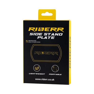 Riderr Side Stand Plate Black