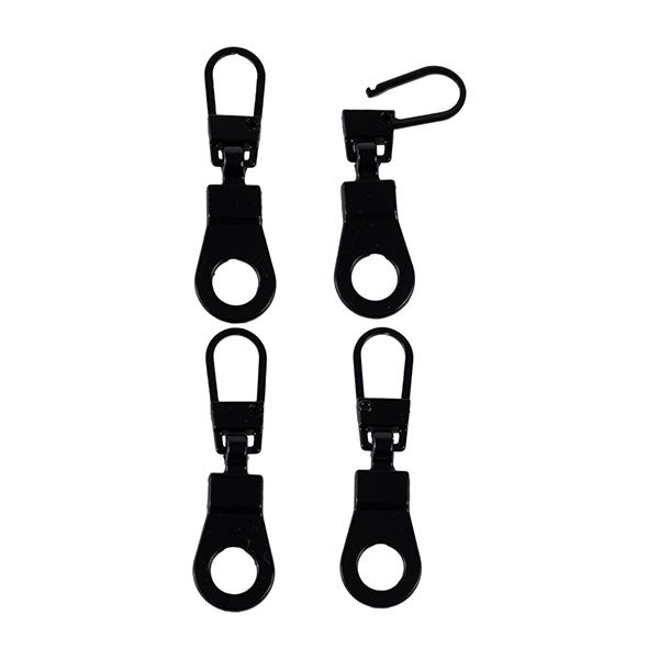 Riderr Replacement Zip Pullers (4 Pack) Black